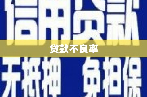 江山贷款不良率