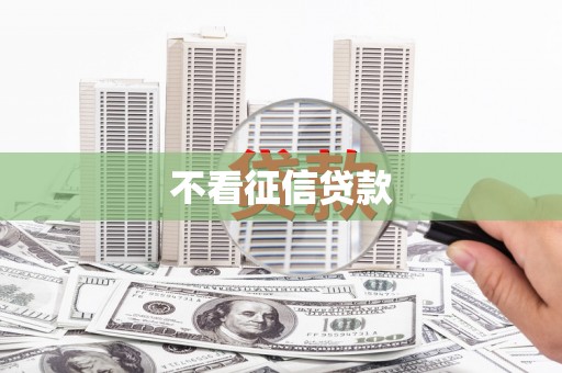 江山不看征信贷款