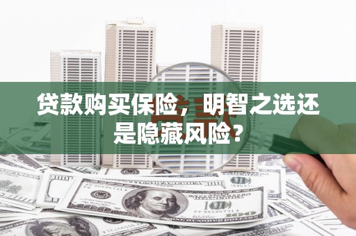 江山贷款购买保险，明智之选还是隐藏风险？