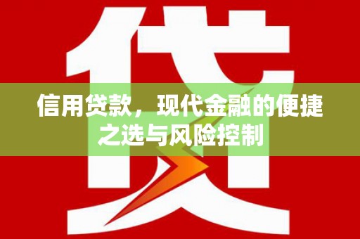 江山信用贷款，现代金融的便捷之选与风险控制