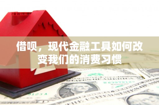 江山借呗，现代金融工具如何改变我们的消费习惯