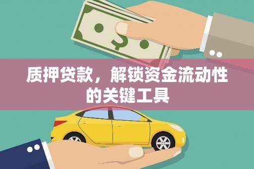 江山质押贷款，解锁资金流动性的关键工具