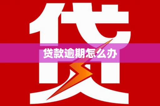 江山贷款逾期怎么办